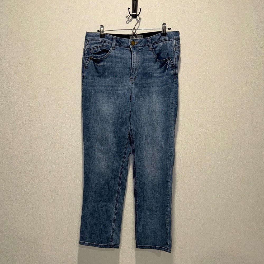 Democracy Women's Straight Leg Jeans in Blue